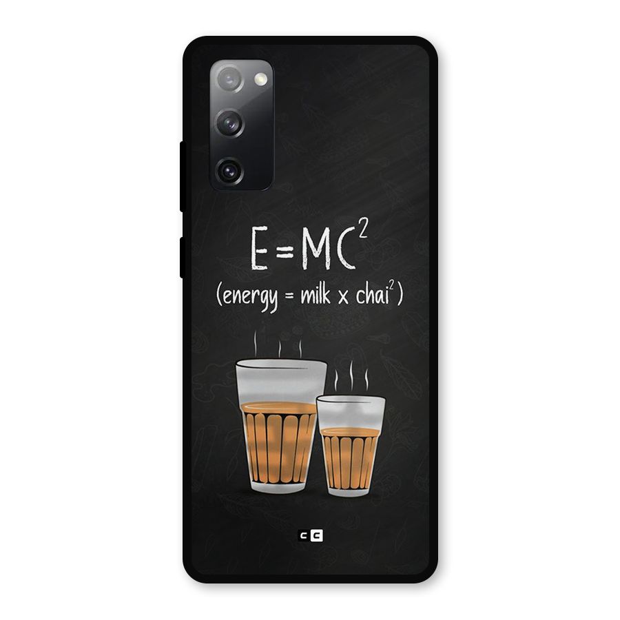 Tea Formula Metal Back Case for Galaxy S20 FE