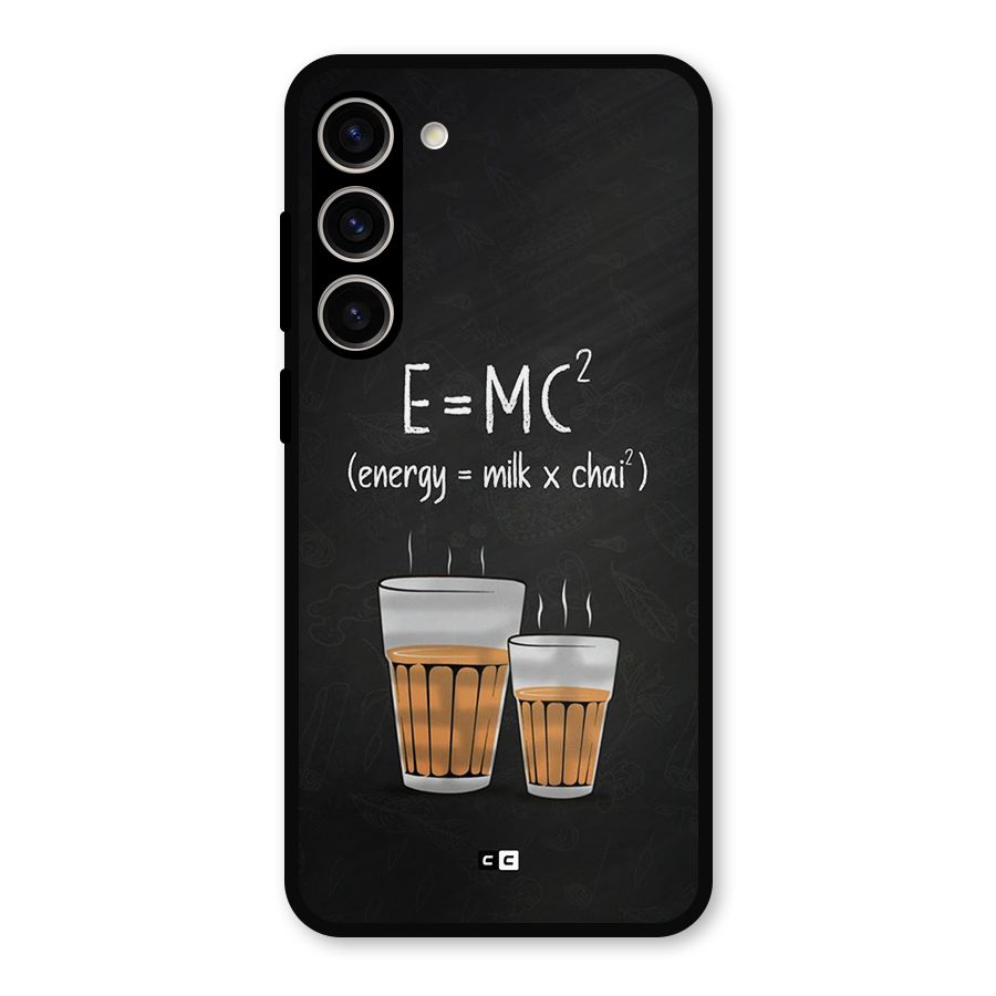 Tea Formula Metal Back Case for Galaxy S23 Plus