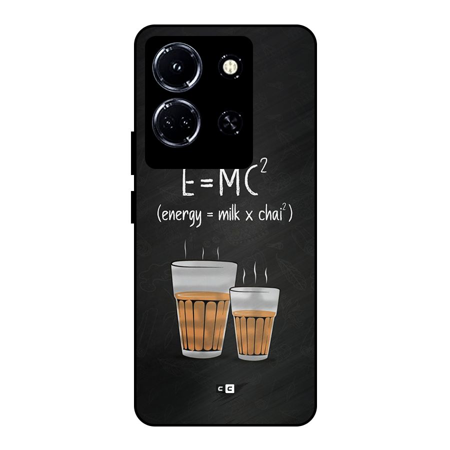 Tea Formula Metal Back Case for Infinix Note 30 5G