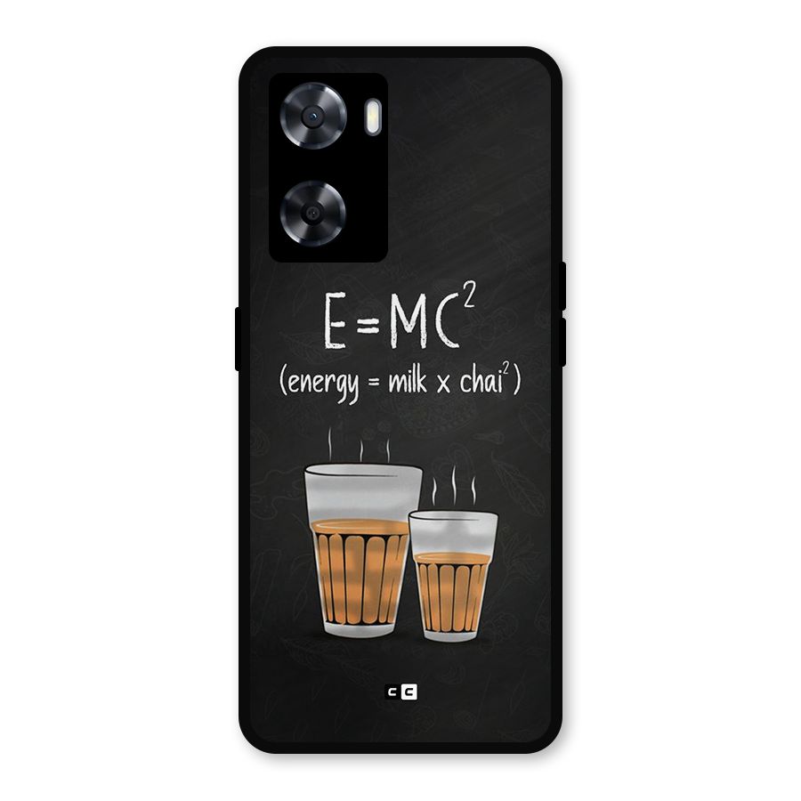 Tea Formula Metal Back Case for OnePlus Nord N20 SE