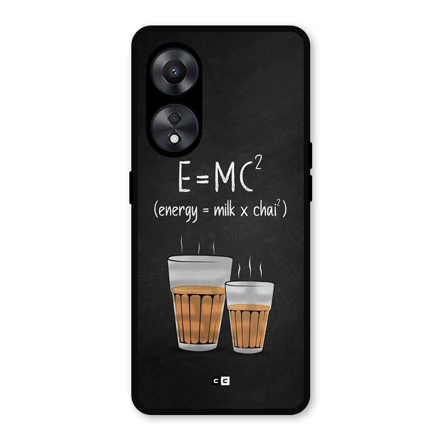 Tea Formula Metal Back Case for Oppo A78
