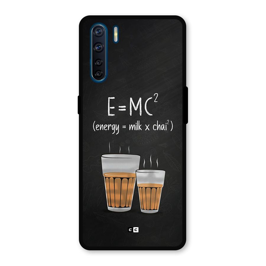 Tea Formula Metal Back Case for Oppo F15
