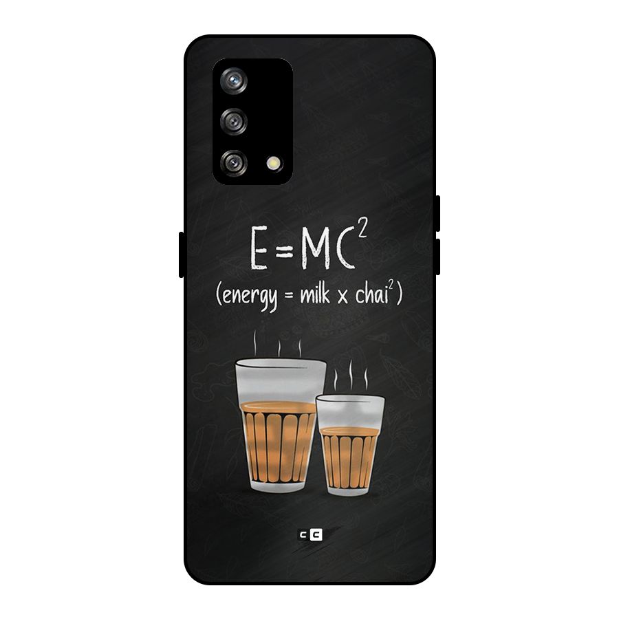 Tea Formula Metal Back Case for Oppo F19