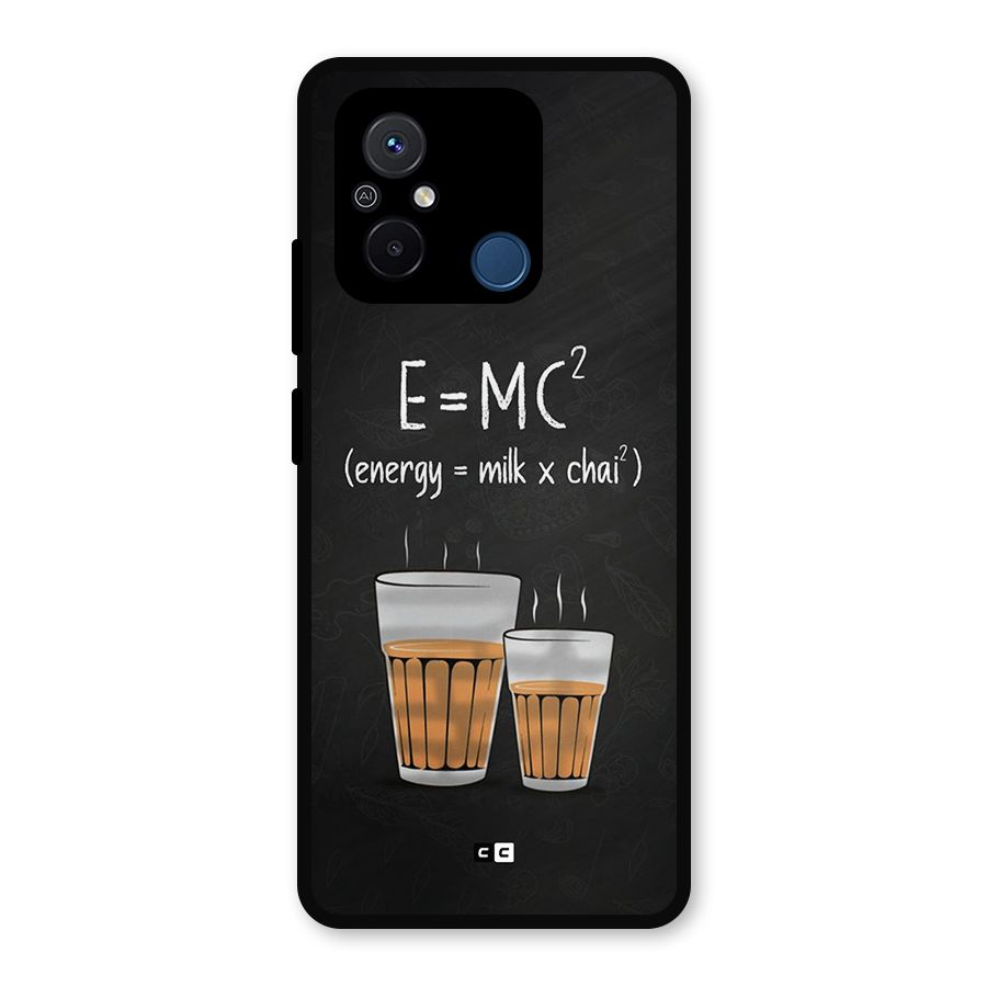 Tea Formula Metal Back Case for Poco C55