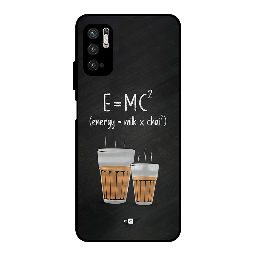 Tea Formula Metal Back Case for Poco M3 Pro 5G