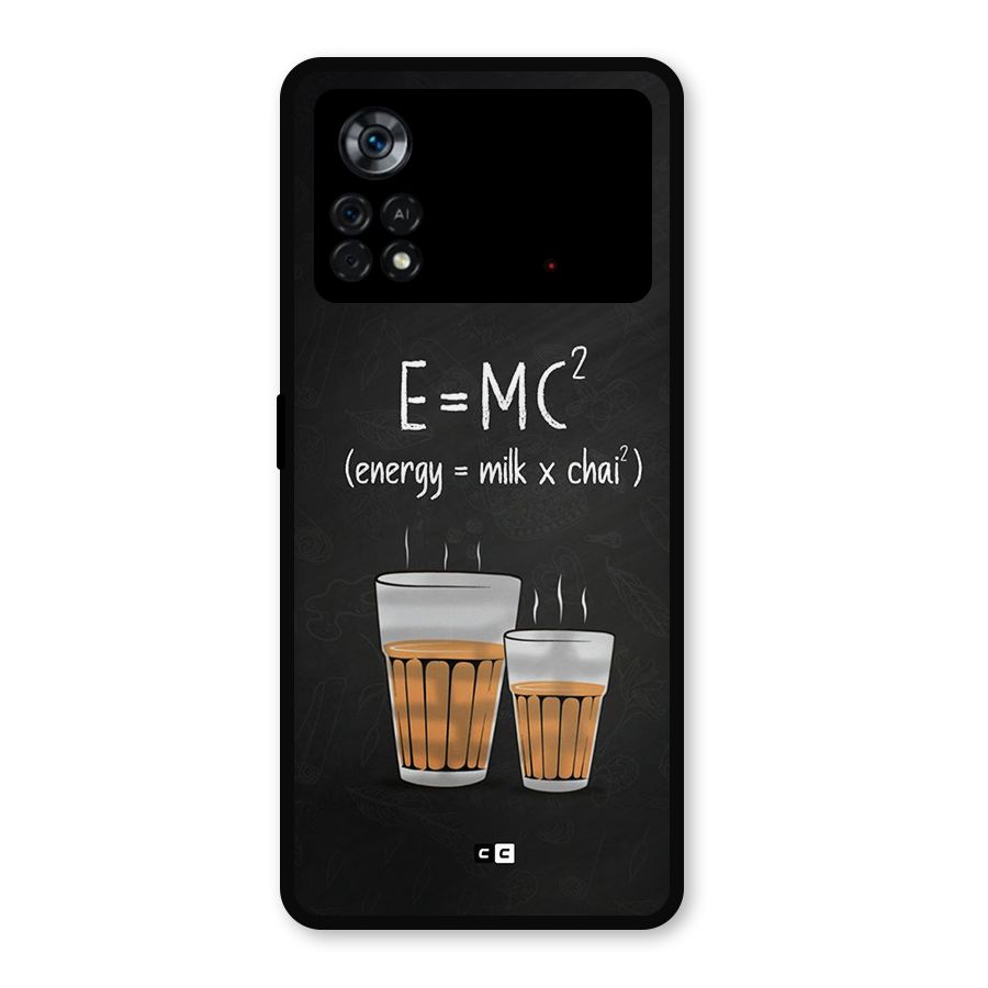 Tea Formula Metal Back Case for Poco X4 Pro 5G