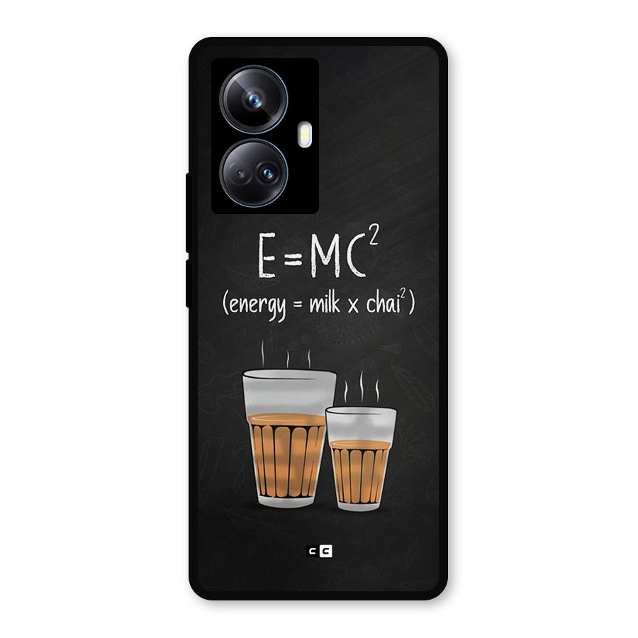Tea Formula Metal Back Case for Realme 10 Pro Plus