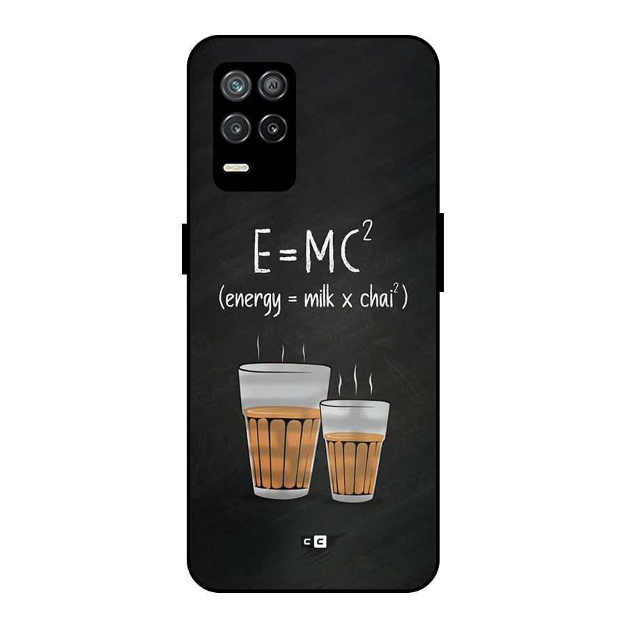 Tea Formula Metal Back Case for Realme 8 5G