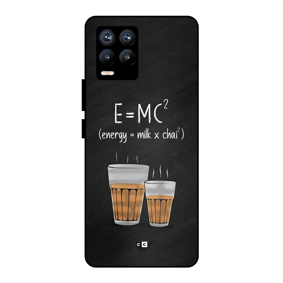Tea Formula Metal Back Case for Realme 8 Pro