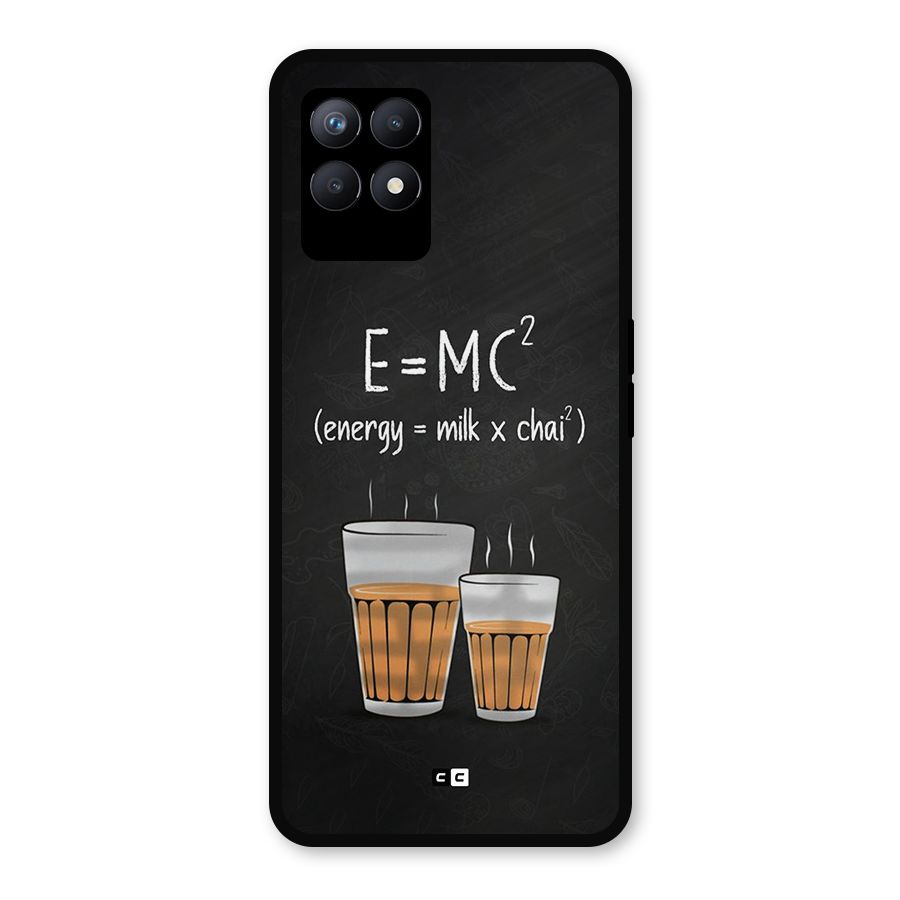 Tea Formula Metal Back Case for Realme 8i