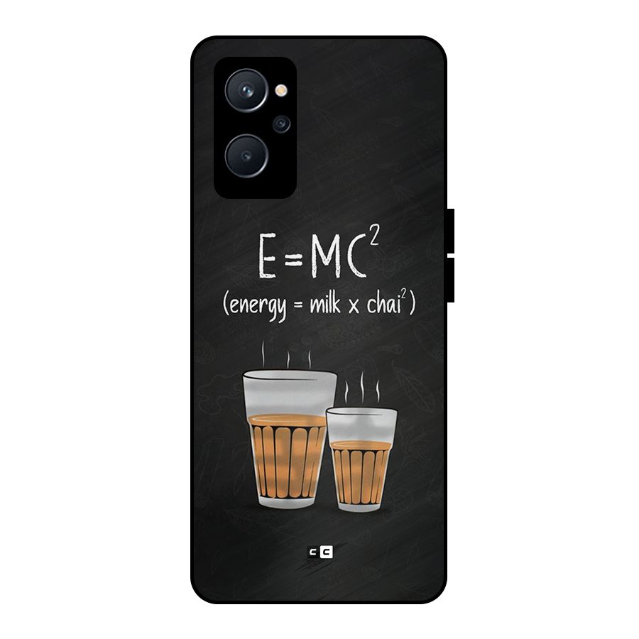 Tea Formula Metal Back Case for Realme 9i 5G