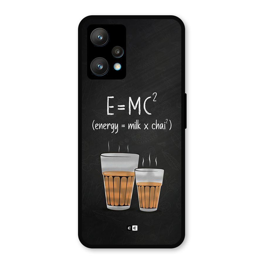 Tea Formula Metal Back Case for Realme Narzo 50 Pro