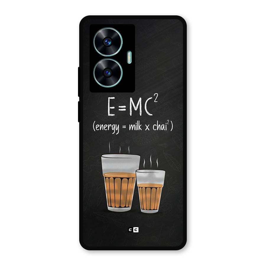Tea Formula Metal Back Case for Realme Narzo N55