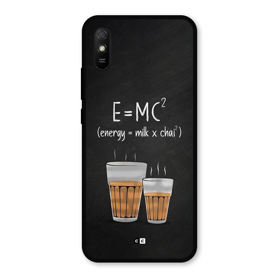 Tea Formula Metal Back Case for Redmi 9i