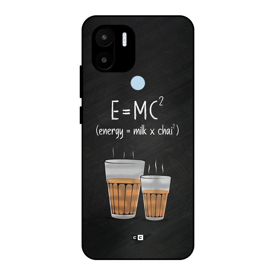 Tea Formula Metal Back Case for Redmi A2 Plus