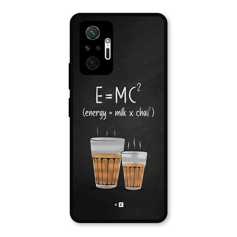 Tea Formula Metal Back Case for Redmi Note 10 Pro