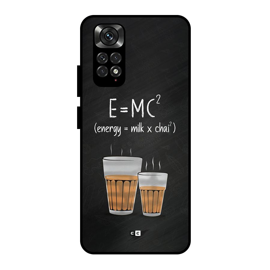 Tea Formula Metal Back Case for Redmi Note 11 Pro Plus 5G
