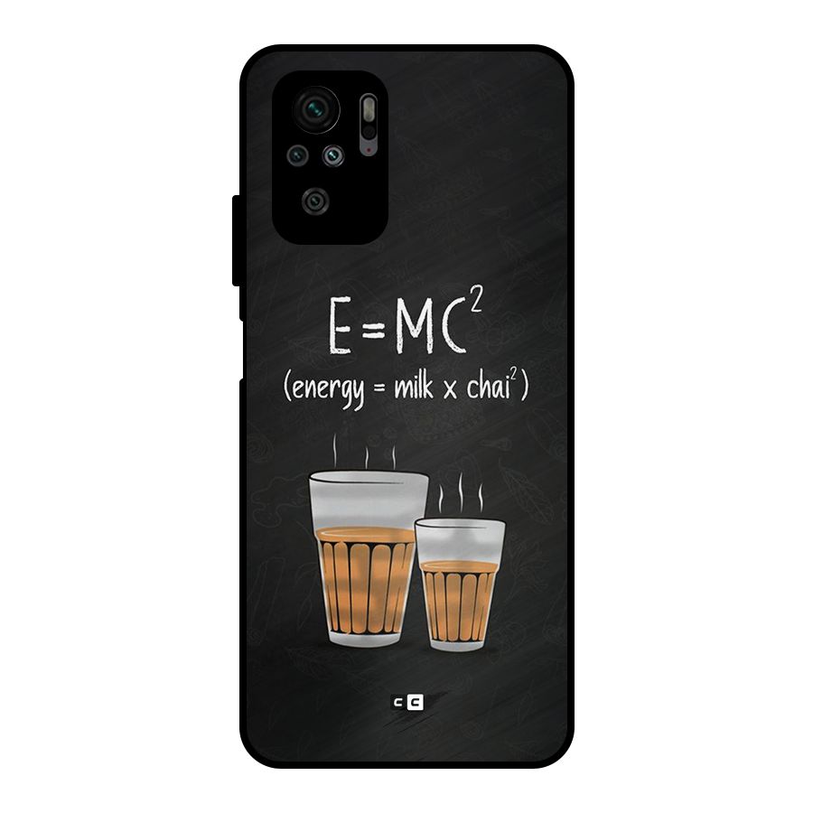 Tea Formula Metal Back Case for Redmi Note 11 SE