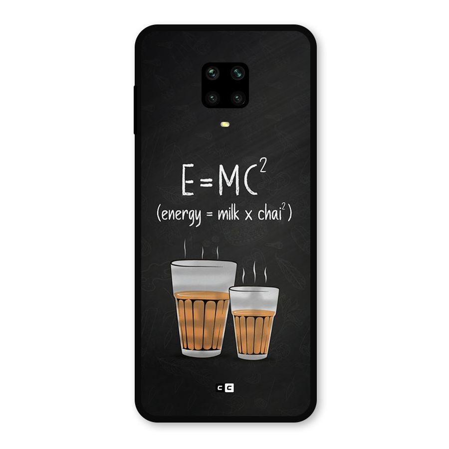Tea Formula Metal Back Case for Redmi Note 9 Pro Max
