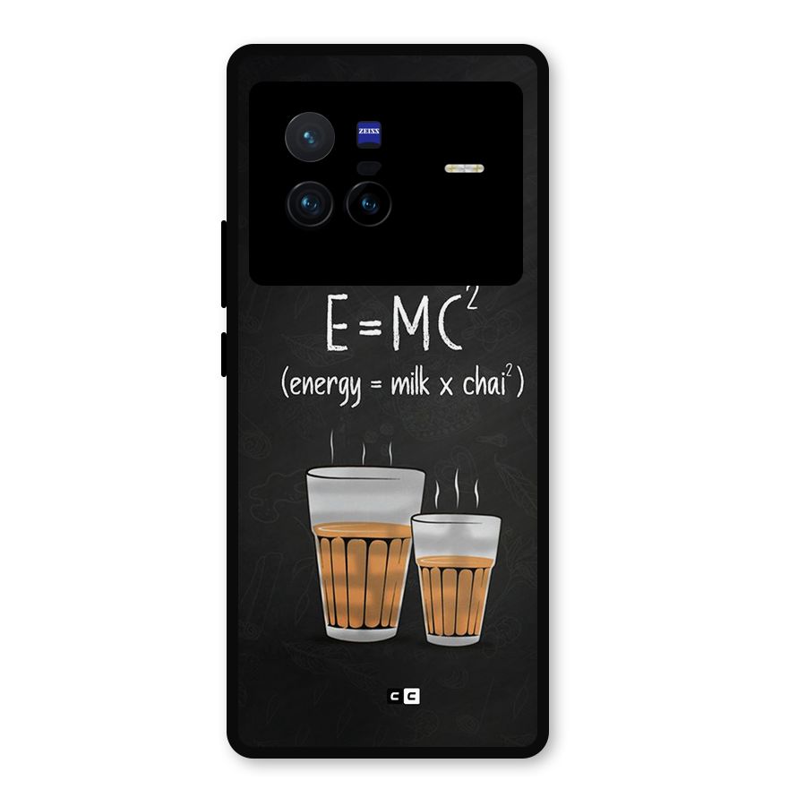 Tea Formula Metal Back Case for Vivo X80