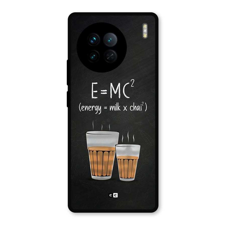 Tea Formula Metal Back Case for Vivo X90