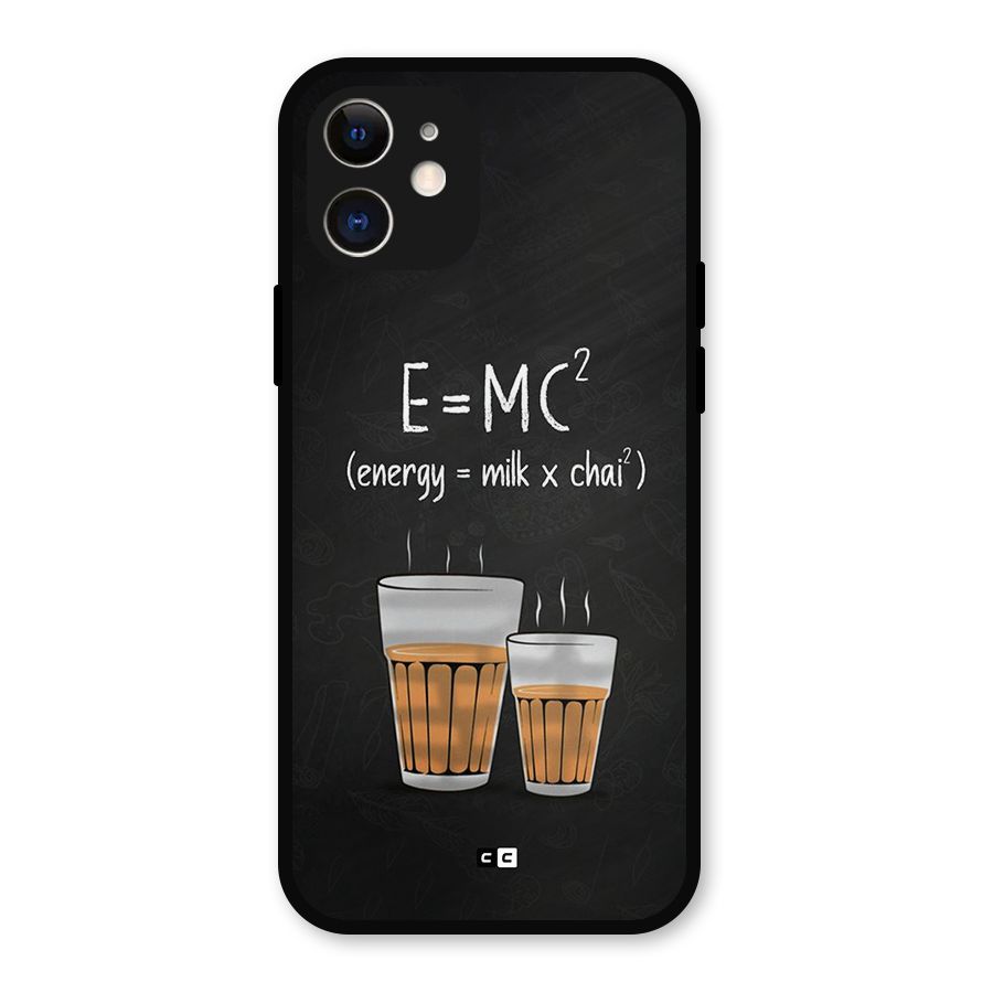 Tea Formula Metal Back Case for iPhone 12