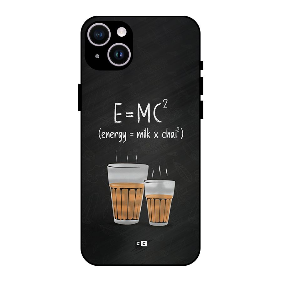 Tea Formula Metal Back Case for iPhone 14 Plus