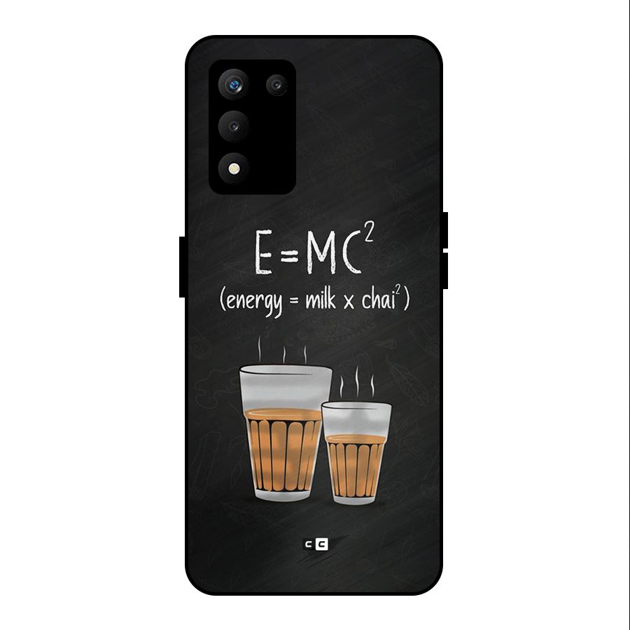 Tea Formula Metal Back Case for realme 9 5G SE