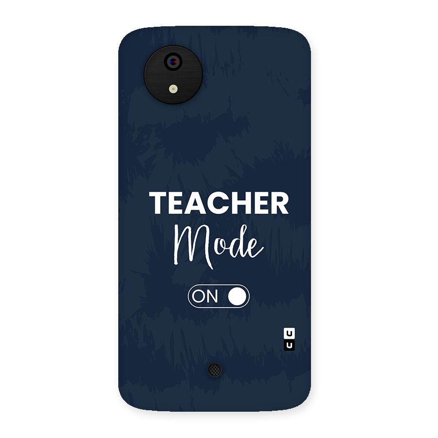 Teacher Mode On Back Case for Canvas A1  AQ4501