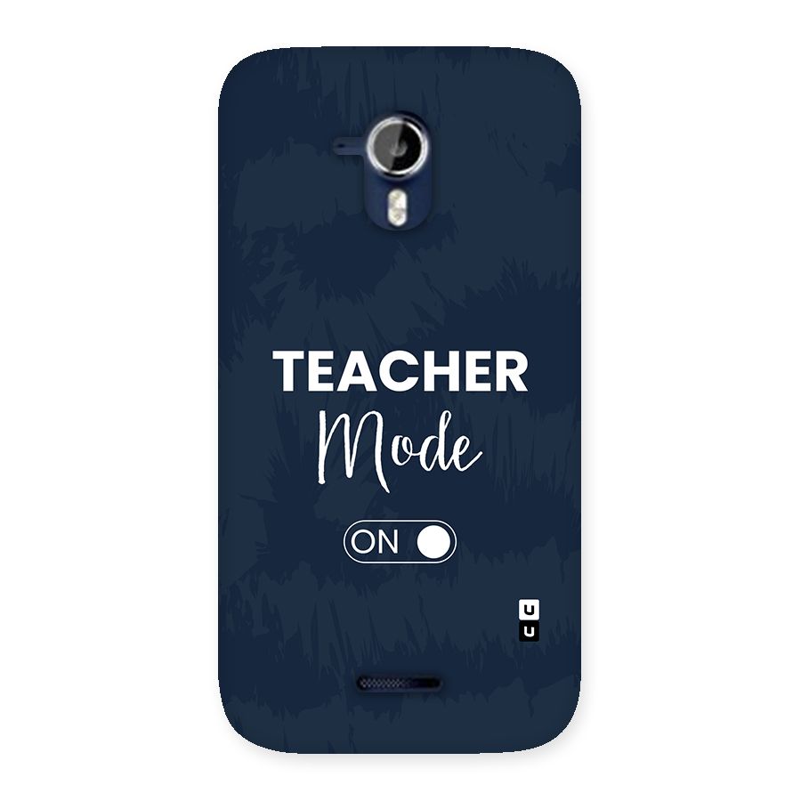 Teacher Mode On Back Case for Canvas Magnus A117