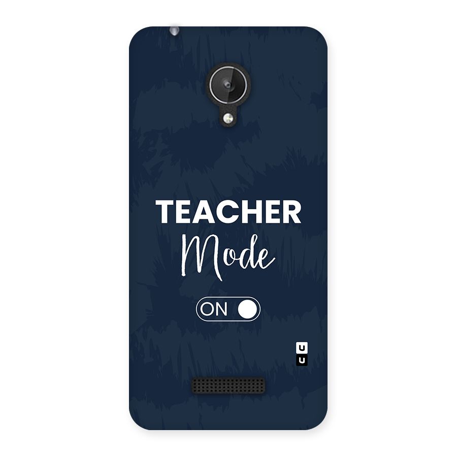Teacher Mode On Back Case for Canvas Spark Q380