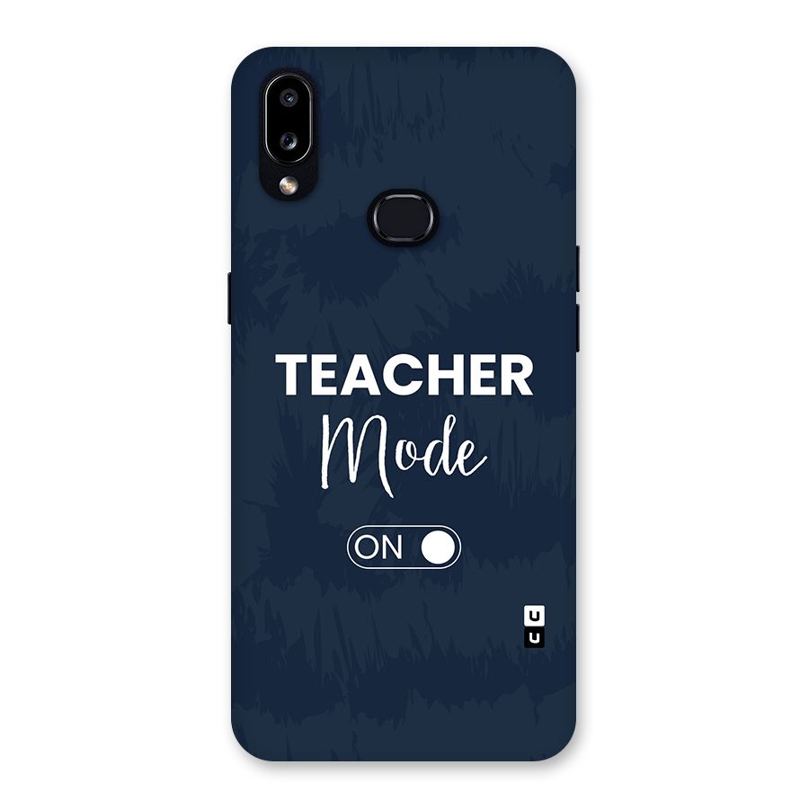 Teacher Mode On Back Case for Galaxy A10s
