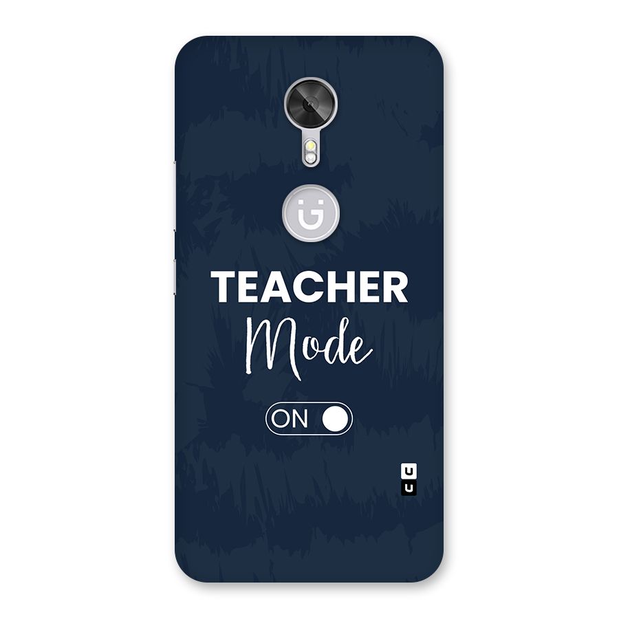 Teacher Mode On Back Case for Gionee A1