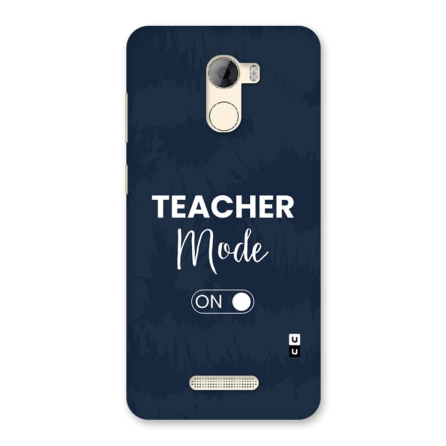 Teacher Mode On Back Case for Gionee A1 LIte