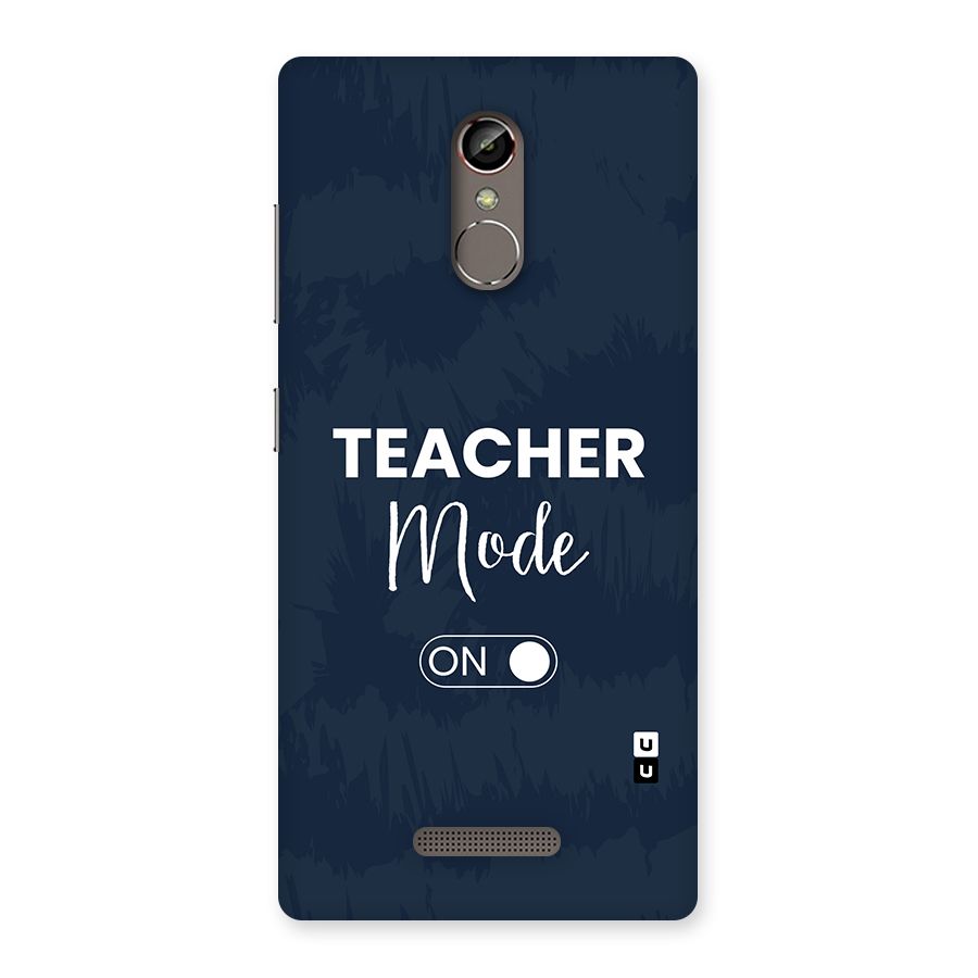 Teacher Mode On Back Case for Gionee S6s
