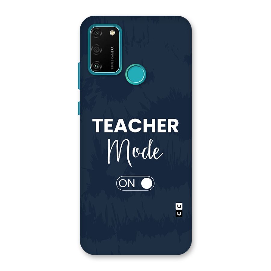 Teacher Mode On Back Case for Honor 9A