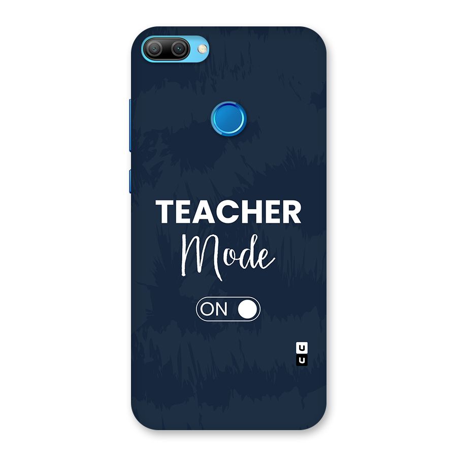 Teacher Mode On Back Case for Honor 9N
