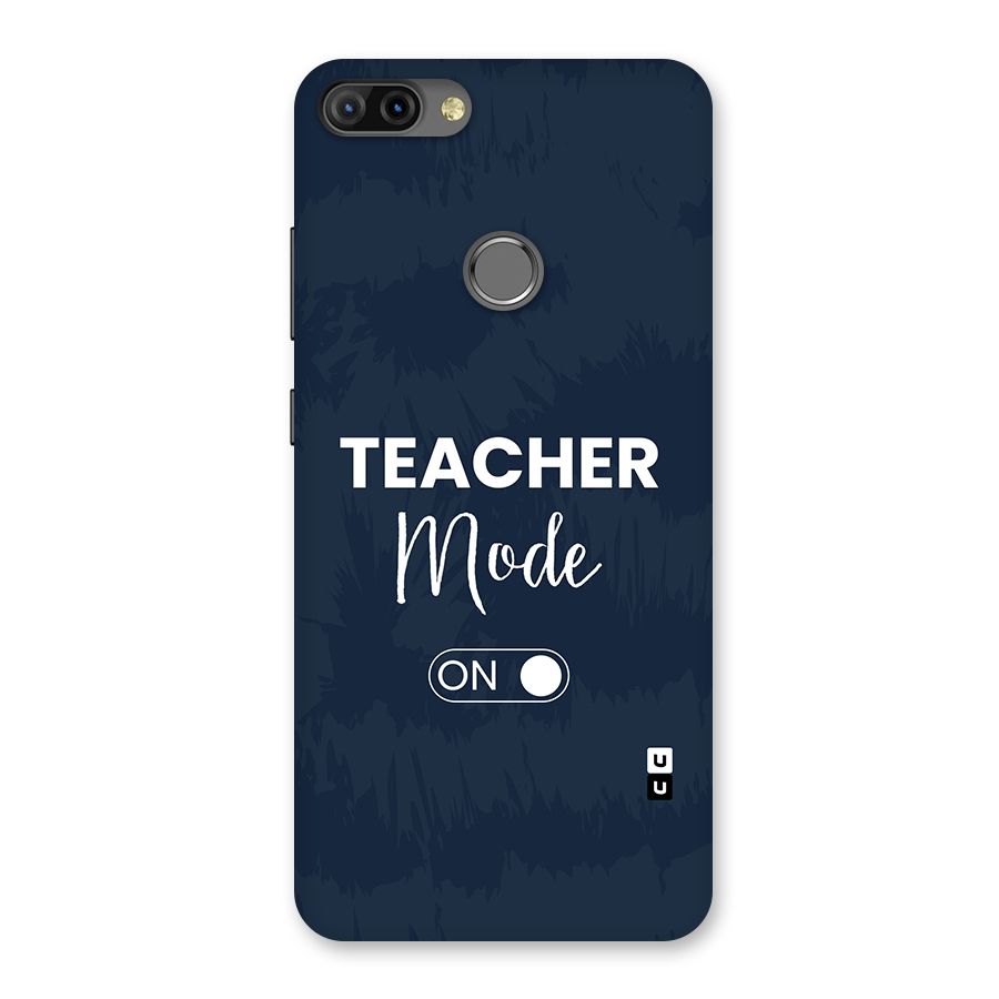 Teacher Mode On Back Case for Infinix Hot 6 Pro