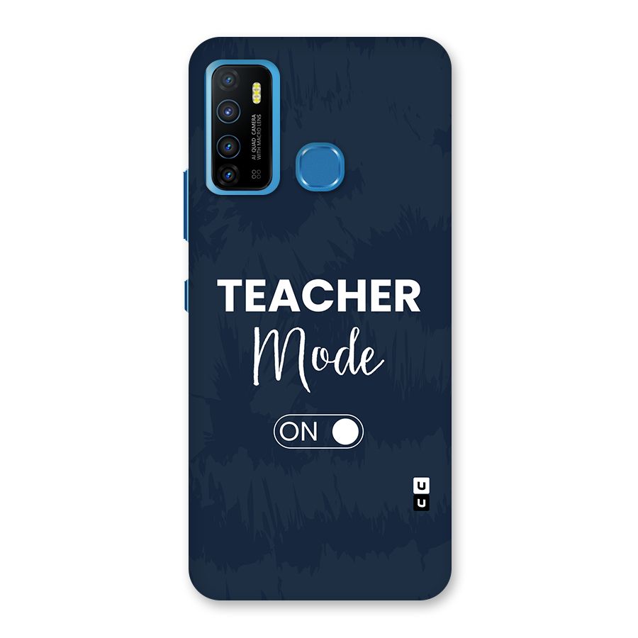 Teacher Mode On Back Case for Infinix Hot 9