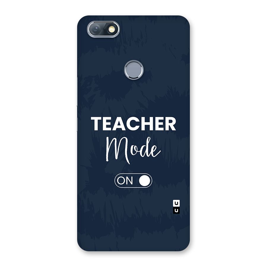 Teacher Mode On Back Case for Infinix Note 5