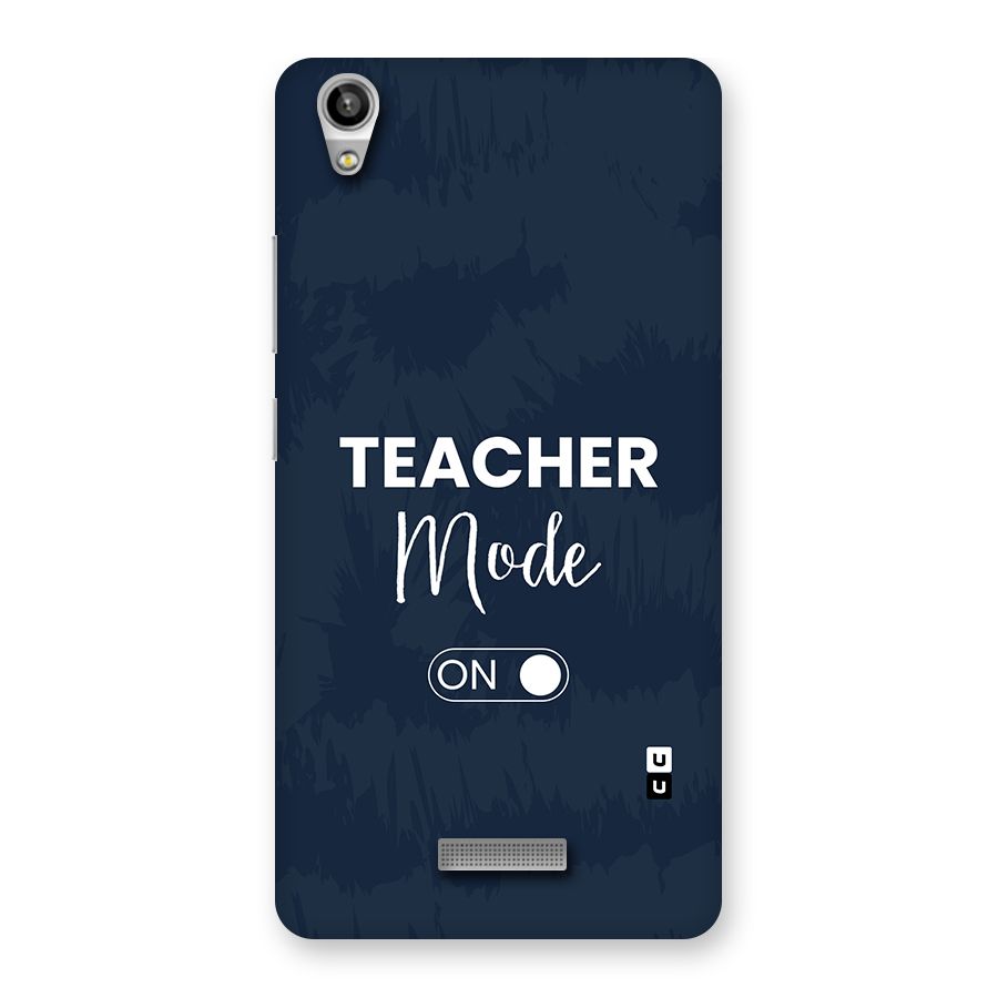 Teacher Mode On Back Case for Lava Pixel V1