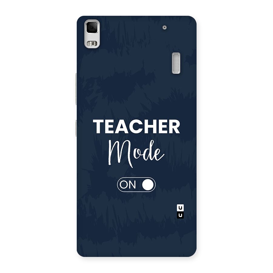Teacher Mode On Back Case for Lenovo A7000