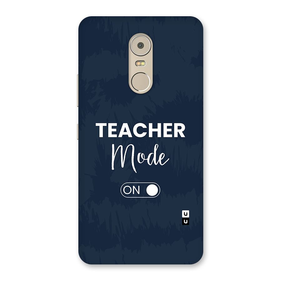 Teacher Mode On Back Case for Lenovo K6 Note