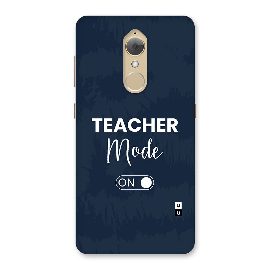 Teacher Mode On Back Case for Lenovo K8