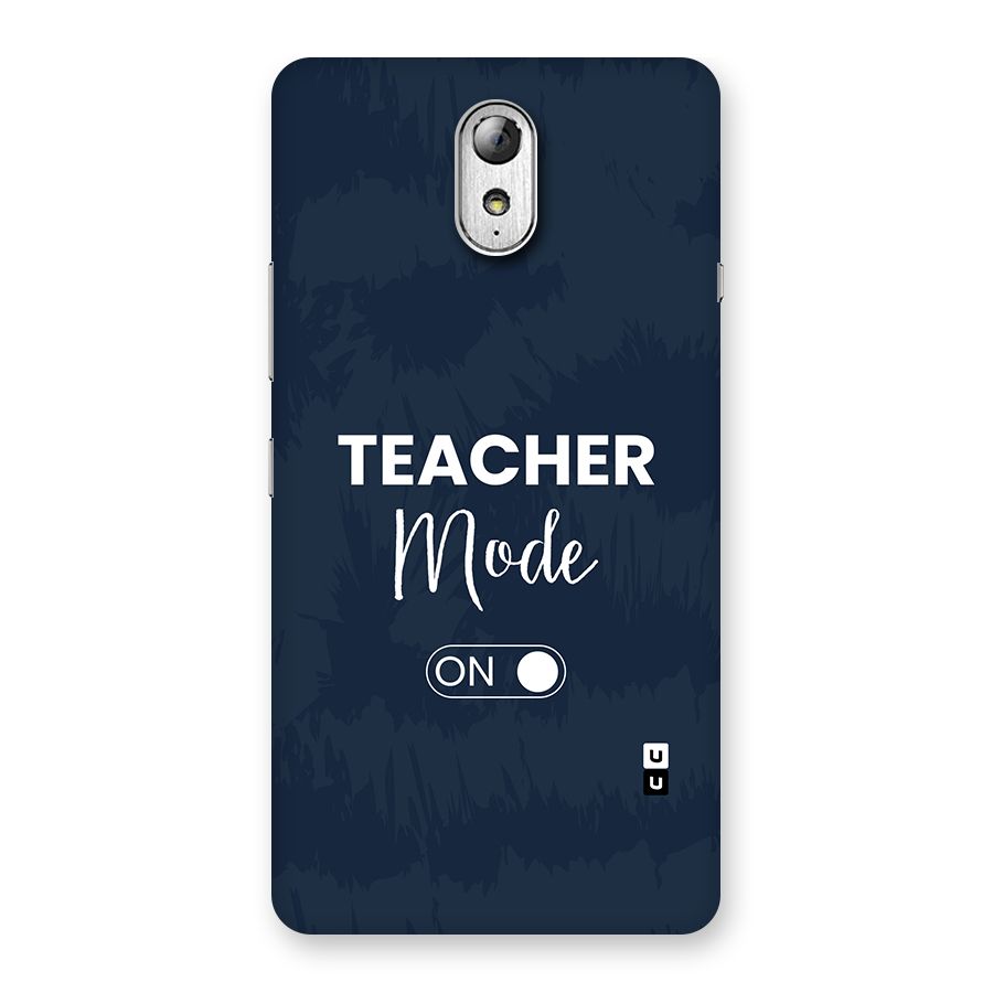 Teacher Mode On Back Case for Lenovo Vibe P1M
