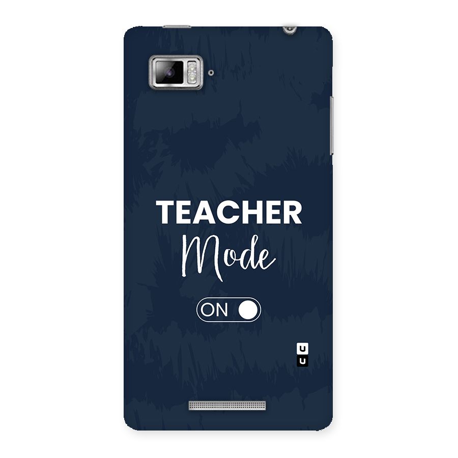 Teacher Mode On Back Case for Lenovo Vibe Z K910