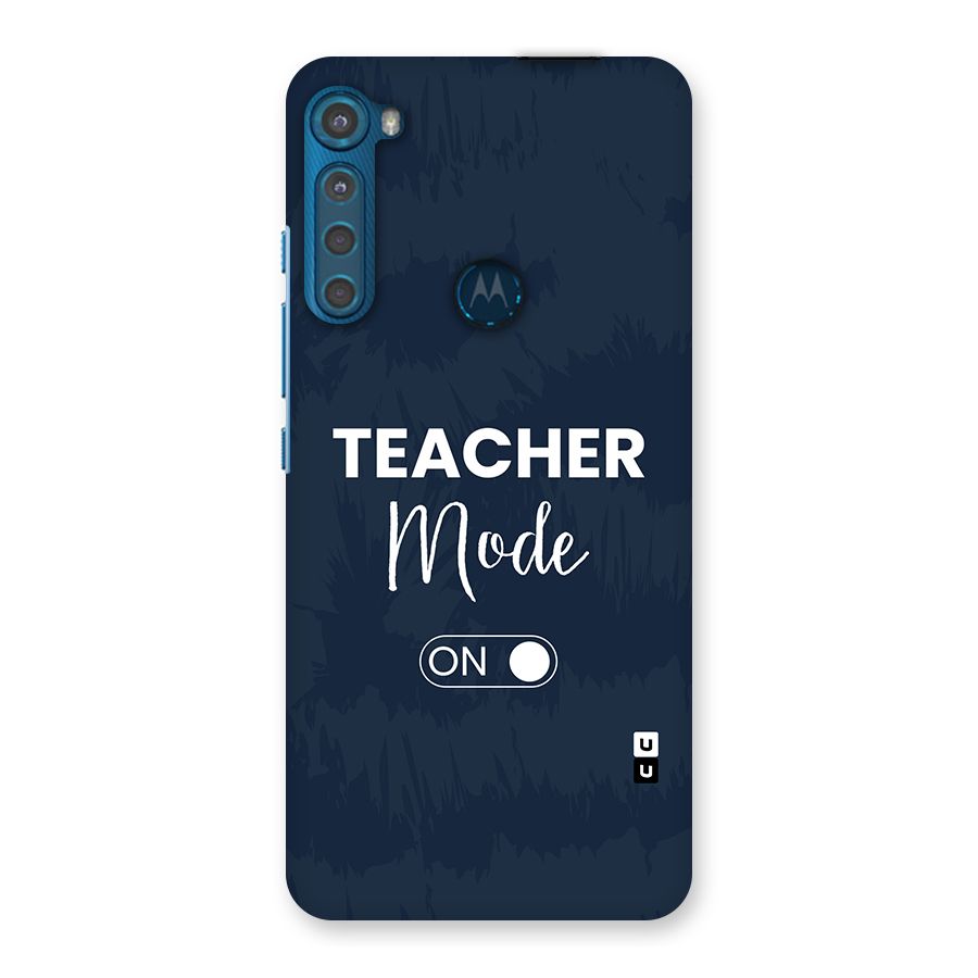 Teacher Mode On Back Case for Motorola One Fusion Plus