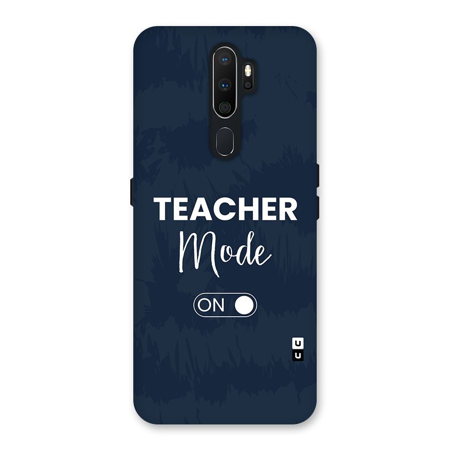 Teacher Mode On Back Case for Oppo A5 (2020)
