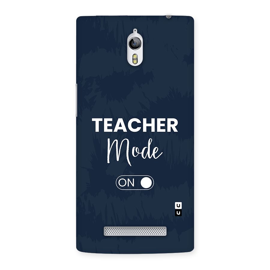 Teacher Mode On Back Case for Oppo Find 7