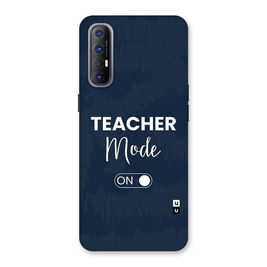 Teacher Mode On Back Case for Oppo Reno3 Pro